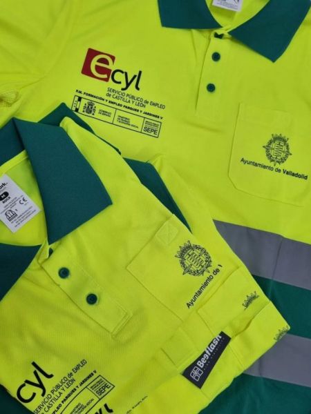 Alta visibilidad serigrafía MB4 Vestimos Soluciones Ropa Laboral en Valladolid