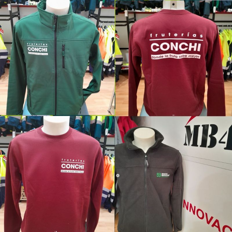 Polos, sudaderas, serigrafía MB4 Vestimos Soluciones Ropa Laboral en Valladolid